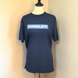 Oakley Blue Short Sleeve T Shirt XL